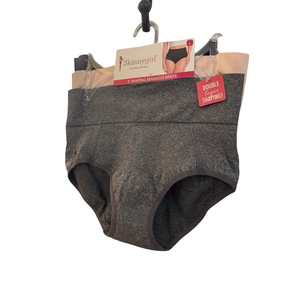 Skinnygirl Other - Skinnygirl Shaping Seamless Briefs Size Large 3 pair Style SG7074 MRSP $42